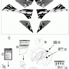 505 SX ATV CHASSIS Наклейки