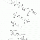 450 SX-F ATV ENGINE Механизм переключения