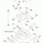 450 XC ATV ENGINE Головка цилиндра