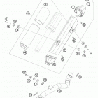 525 XC ATV CHASSIS Глушитель