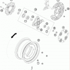 450 XC ATV CHASSIS Переднее колесо