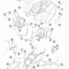 525 XC ATV CHASSIS Обтекатель , крылья