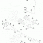 525 EXC ATV ENGINE Масляная система