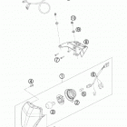 525 XC ATV CHASSIS Фара