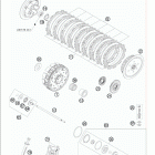 505 SXF ATV ENGINE Сцепление