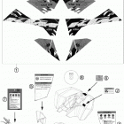 450 SX ATV CHASSIS Наклейки