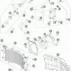 525 EXC ATV ENGINE Система охлаждения