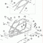 505 SX ATV CHASSIS Рама