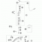 525 XC ATV CHASSIS Тормозной цилиндр задний