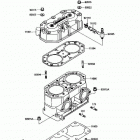 TS (JF650-B2) Цилиндр и головка цилиндров