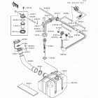550 SX (JS550-B1) Топливный бак