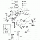 650 SX (JS650-A4) Engine hood