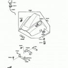 X2 (JF650-A3) Engine hood