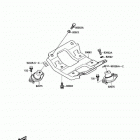 X2 (JF650-A3) Крепление двигателя