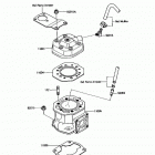 JS300 (JS300-B3) Цилиндр и головка цилиндров