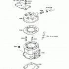 300 SX (JS300-A2) Цилиндр и головка цилиндров