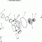 W045305CA MSX 150 Water pump - w045305ca / ia / cb / ib / ie / cc / ic / c...