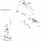 W045101CA/W045101IA VIRAGE I Front storage compartment - w045101ca / w045101ia
