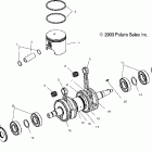 W045402DA OCTANE Crankshaft and piston - w045402da