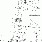 W045305CA MSX 150 Intake and throttle body - w045305ca / ia / cb / ib / ie...