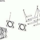 W045305CA MSX 150 Exhaust gaskets and hardware - w045305ca / ia / cb / ib ...
