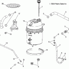 W045304CA MSX 110 Oil tank / lines - w045304ca / ia / cb / ib / cc / ic