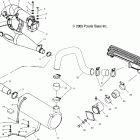 W045101CA/W045101IA VIRAGE I Exhaust system - w045101ca / w045101ia
