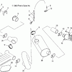 W045305CA MSX 150 Exhaust system - w045305ca / ia / cb / ib / ie / cc / ic...