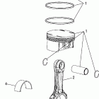 W045305CA MSX 150 Piston and rod - w045305ca / ia / cb / ib / ie / cc / ic...