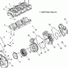 W045303CA/IA MSX 140 Crankcase - w045303ca / ia