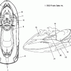 W045303CA/IA MSX 140 Decals - w045303ca / ia