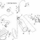 W045304CA MSX 110 Exhaust system - w045304ca / ia / cb / ib / cc / ic