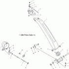 W045402DA OCTANE Steering handlepole - w045402da