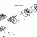 W045101CA/W045101IA VIRAGE I Crankcase - w045101ca / w045101ia