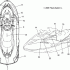 W045305CA MSX 150 Decals - w045305ca / ia / cb / ib / ie / cc / ic / cd / ...