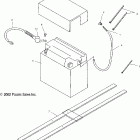 W035303CA/CB/IA/IB MSX 140 Battery box - w035303ca / cb / ia / ib