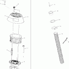 W035197DA/W035197IA VIRAGE Engine air intake / hull air inlet - w035197da / w035197...