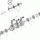 W035098CA/W035098IA GENESIS I Crankshaft and piston - w035098ca / w035098ia