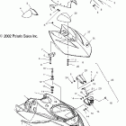 W035303CA/CB/IA/IB MSX 140 Compartment door - w035303ca / cb / ia / ib