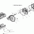 W035101CA/W035101IA VIRAGE I Crankcase - w035101ca / w035101ia