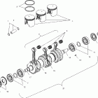 W035303CA/CB/IA/IB MSX 140 Crankshaft and piston - w035303ca / cb / ia / ib