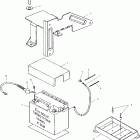 W025098C GENESIS I Battery box - w025098d / w025098c / w025098i