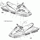 W035101CA/W035101IA VIRAGE I Decals - w035101ca / w035101ia