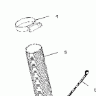 W025101I INT'L VIRAGE I Hull air inlet - w025101c / w025101d / w025101i