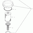 W015199I INT'L VIRAGE TX Fuel / water separator - w015199d