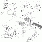 W025199I INT'L VIRAGE TX Exhaust system - w025199d / w025199i