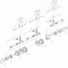 W025198C VIRAGE TXI Crankshaft and piston - w025198c / d / i