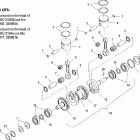 W014697D SLH Crankshaft and piston - w014697d