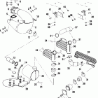 W015199I INT'L VIRAGE TX Exhaust system - w015199d