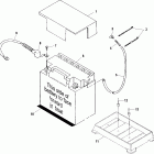 W015098I INT'L GENESIS I Battery box - w015098d